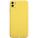 Чехол Silicone Case Full Camera Protective (AA) NO LOGO для Apple iPhone 12 (6.1") (Желтый / Yellow)