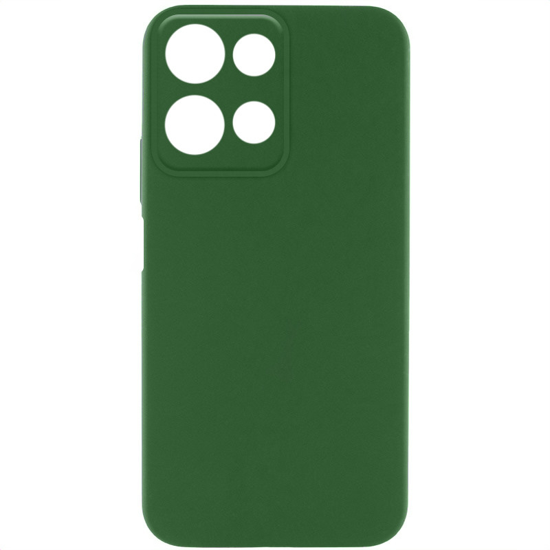 Чехол Silicone Cover Lakshmi Full Camera (AA) для Motorola Moto G75 5G (Зеленый / Dark green)