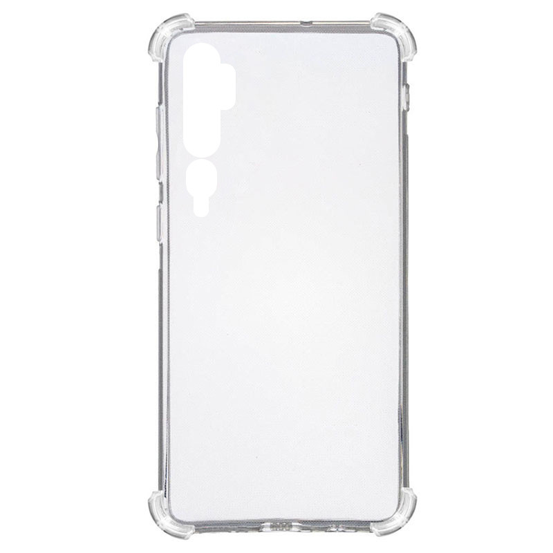 TPU чохол GETMAN Ease logo посилені кути на Xiaomi Mi Note 10 / Note 10 Pro / Mi CC9 Pro (Прозорий / Transparent)