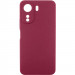 Чехол Silicone Cover Lakshmi Full Camera (AA) для Xiaomi Redmi 13C / Poco C65 (Бордовый / Marsala)