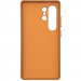 Фото Кожаный чехол Leather Case (AAA) для Samsung Galaxy S25 Ultra (Orange) на vchehle.ua