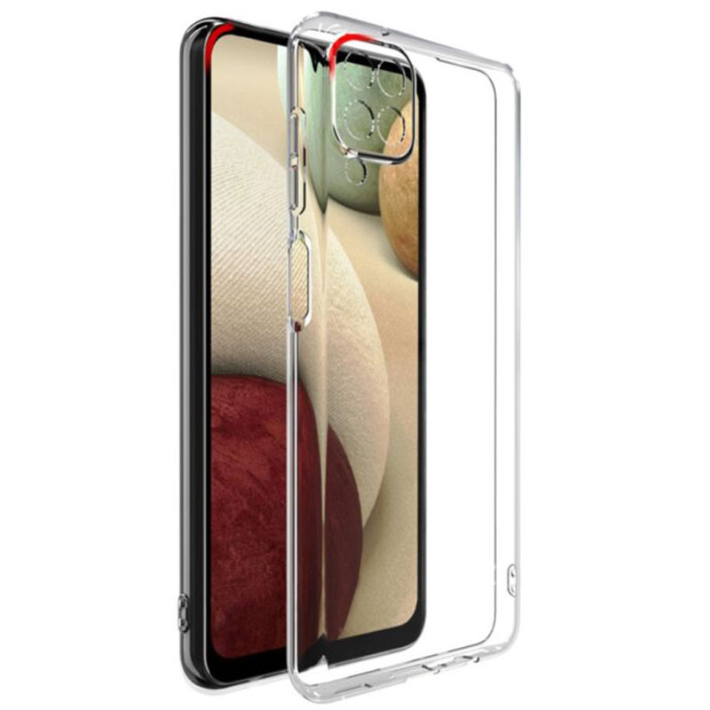 TPU чехол Epic Transparent 1,5mm Full Camera для Samsung Galaxy A12 (Бесцветный (прозрачный))