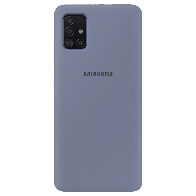 

Чохол Silicone Case Full Protective на Samsung Galaxy A71 (Сірий / Lavender Gray) 871094