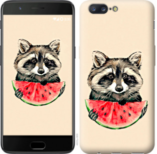 

Чехол Енотик с арбузом для OnePlus 5 800156