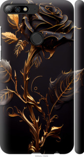Чохол Троянда 3 на Huawei Y7 Prime 2018