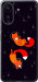 Чехол Лисички в космосе для Xiaomi Redmi 13C