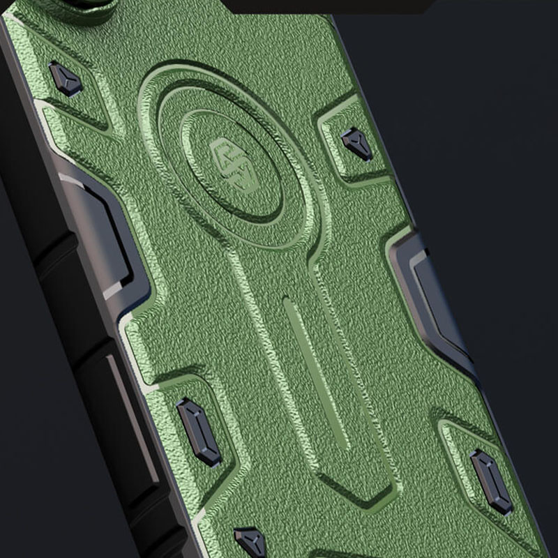 Купити TPU+PC чохол Nillkin CamShield Armor Prop на Samsung Galaxy S24 Ultra (Dark Green) на vchehle.ua