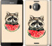 Чехол Енотик с арбузом для Microsoft Lumia 950 XL Dual Sim