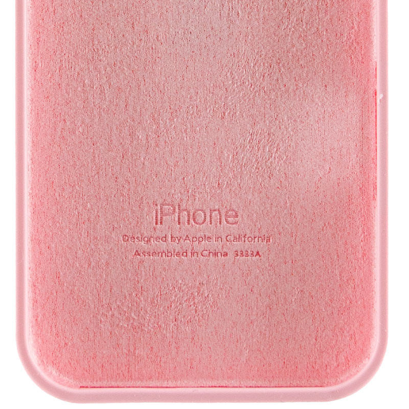 Чохол Silicone Case Full Camera Protective (AA) на Apple iPhone 16e (6.1") (Рожевий / Light pink) в магазині vchehle.ua