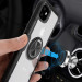 Фото TPU+PC чехол Deen CrystalRing for Magnet (opp) для Apple iPhone 11 (6.1") (Бесцветный / Черный) в магазине vchehle.ua