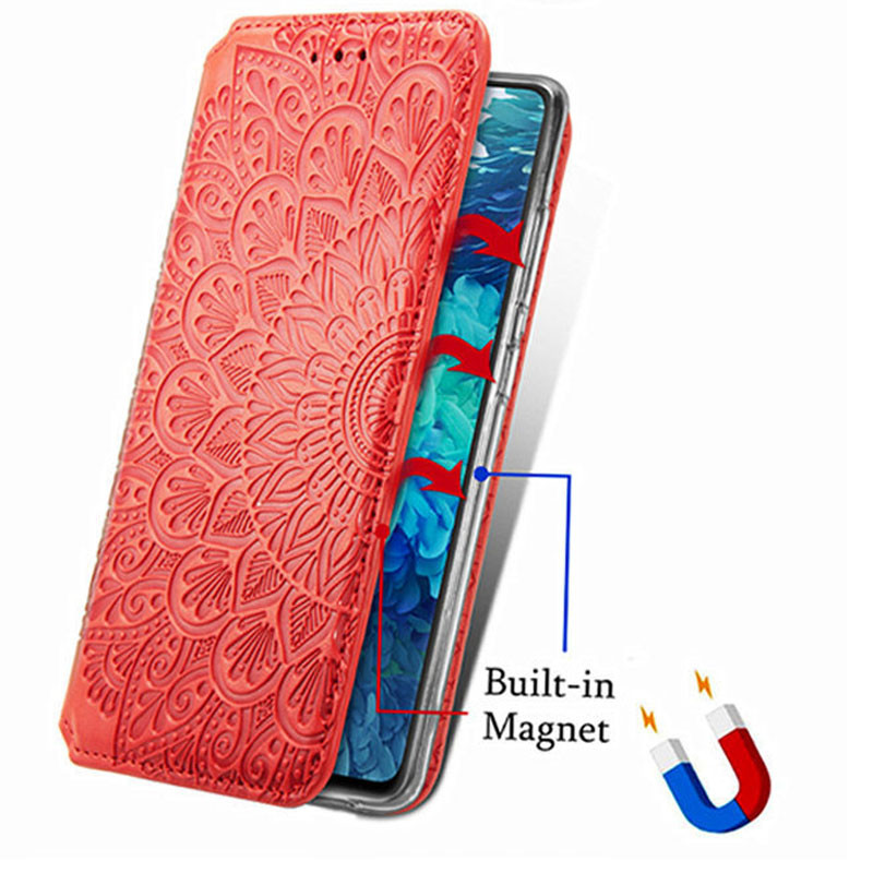 

Шкіряний чохол книжка GETMAN Mandala (PU) для Samsung Galaxy A52 5G (Червоний) 1147637