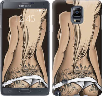 

Чехол Девушка с татуировкой для Samsung Galaxy Note 4 N910H 644137