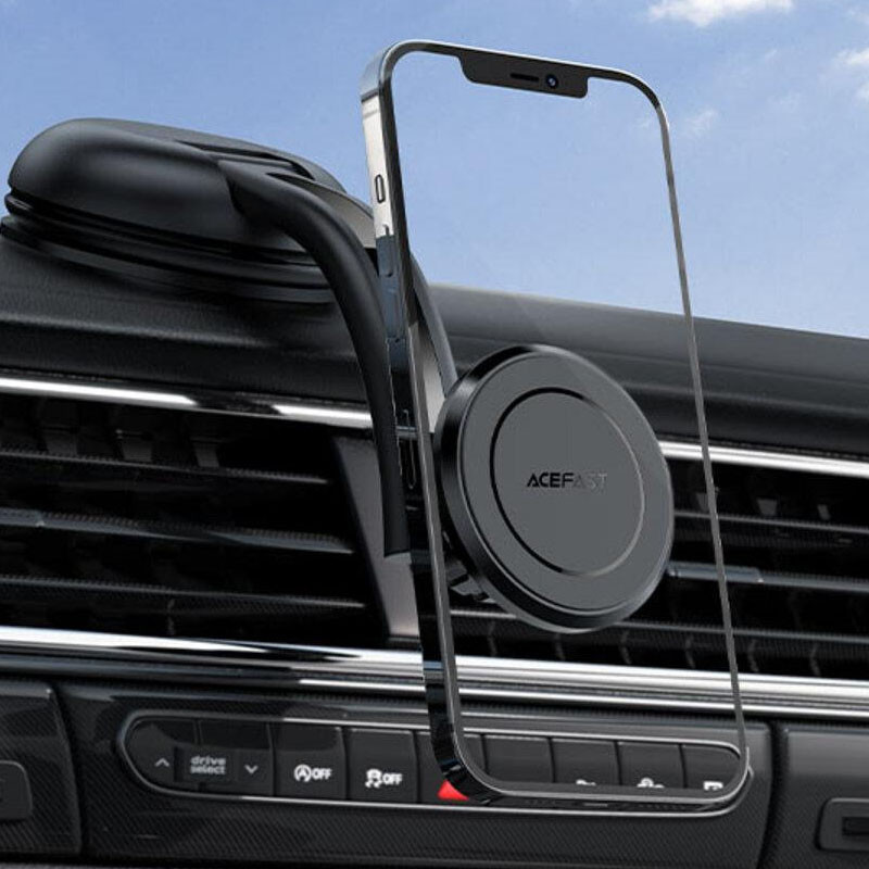 Автотримач Acefast D7 multifunctional magnetic car holder (Black) в магазині vchehle.ua