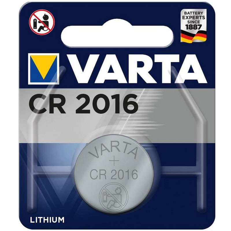 

Батарейка Varta CR 2016 BLI 1 Lithium (6016) (Сірий) 1220640
