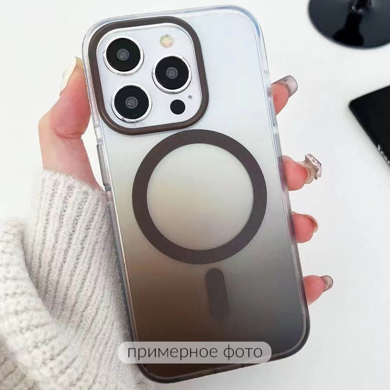 Фото Чехол TPU+PC Phantom with Magnetic Safe для Apple iPhone 16e (6.1") (Grey) на vchehle.ua