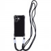 Чохол TPU CrossBody with straps на Apple iPhone 16 (6.1") (Black)
