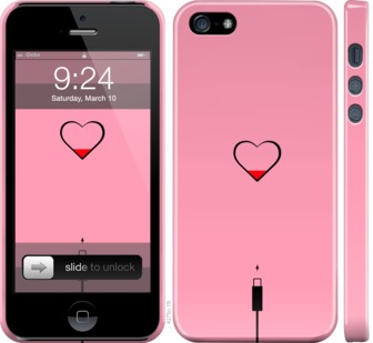 

Чехол Подзарядка сердца1 для iPhone SE 729938