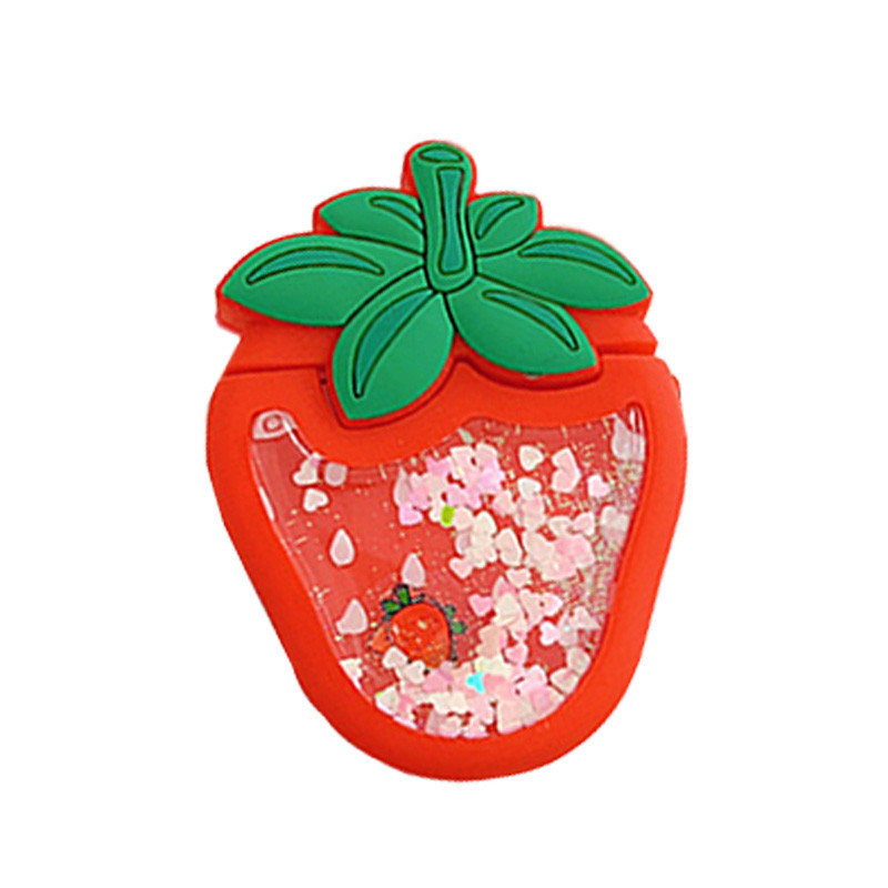 Силиконовый футляр Fruits series with Sparkles & Water для наушников AirPods 1/2 + кольцо