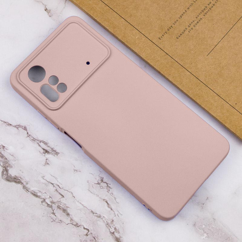 Чохол Silicone Cover Lakshmi Full Camera (A) на Xiaomi Poco X4 Pro 5G (Рожевий  / Pink Sand) в магазині vchehle.ua