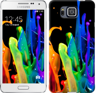 

Чохол бризки фарби на Samsung Galaxy Alpha G850F 381179