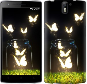 Чехол Бабочки для OnePlus 1