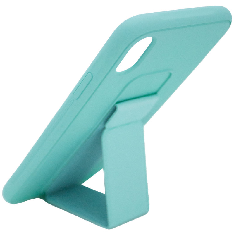 

Силіконовий чохол Hand holder для iPhone X (5.8") (Mint green) 1091146