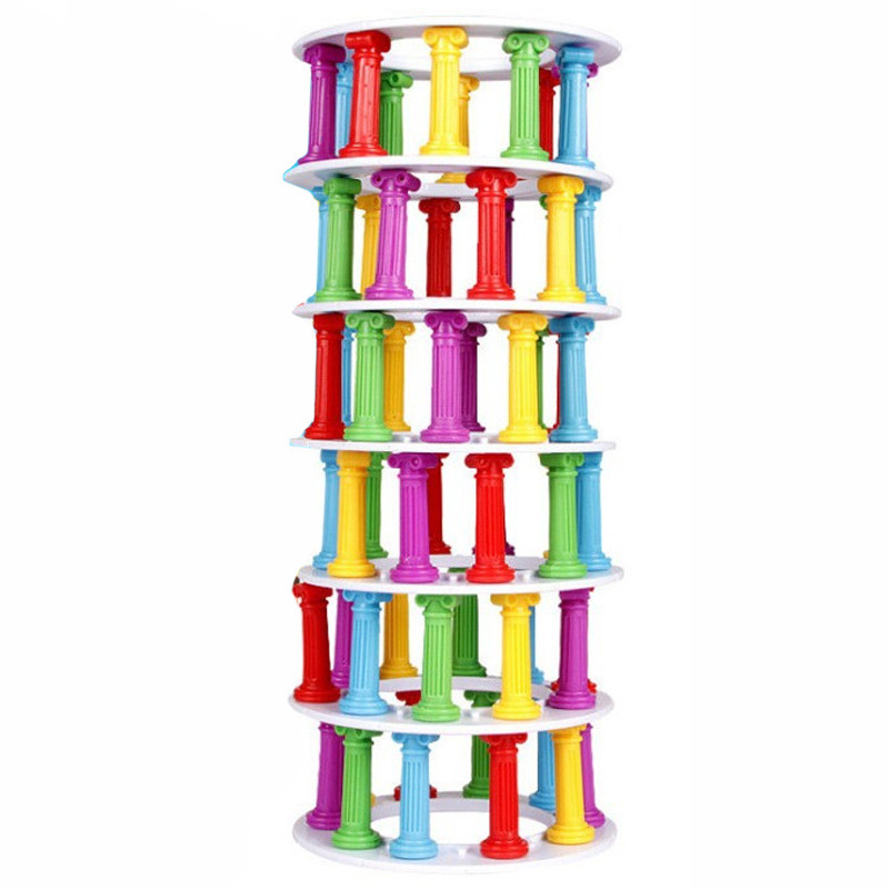 Фото Настільна інтерактивна гра Ummi 707-59 Collapsing Tower Game (Blue) на vchehle.ua