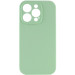 Чехол Silicone Case Full Camera Protective (AA) NO LOGO для Apple iPhone 14 Pro Max (6.7") (Зеленый / Pistachio)