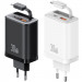 СЗУ Usams US-CC296 GaN With Retractable Type-C Cable Xiang Ser. 30W (1USB-A/1C)