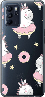 

Чехол Единорожки для Oppo Reno6 Z 1624793
