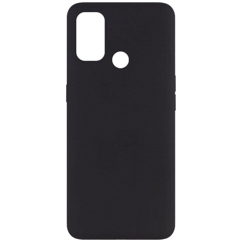 Уценка Чехол Silicone Cover Full without Logo (A) для Oppo A53 / A32 / A33 (Дефект упаковки / Черный / Black)