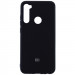 TPU чехол Matte LOGO для Xiaomi Redmi Note 8 / Note 8 2021 (Черный / Black)
