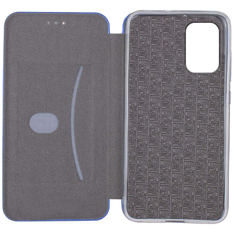 Фото Шкіряний чохол-книжка Classy на Xiaomi Redmi Note 10 / Note 10s / Poco M5s (Синій) в маназині vchehle.ua