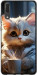 Чохол White cat на Huawei P20