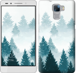 

Чохол Акварельні Ялинки на Huawei Honor 7 862803