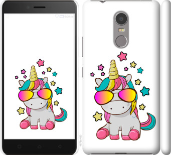 

Чехол Единорог в очках для Lenovo K6 Note 911674