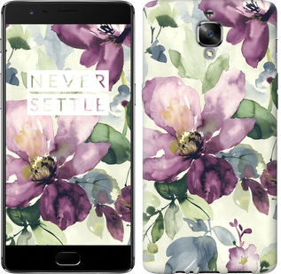 

Чехол Цветы акварелью для OnePlus 3T 297059