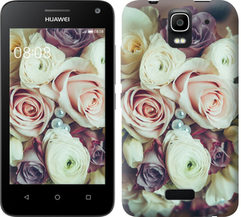 

Чехол Букет роз для Huawei Ascend Y3C 452504