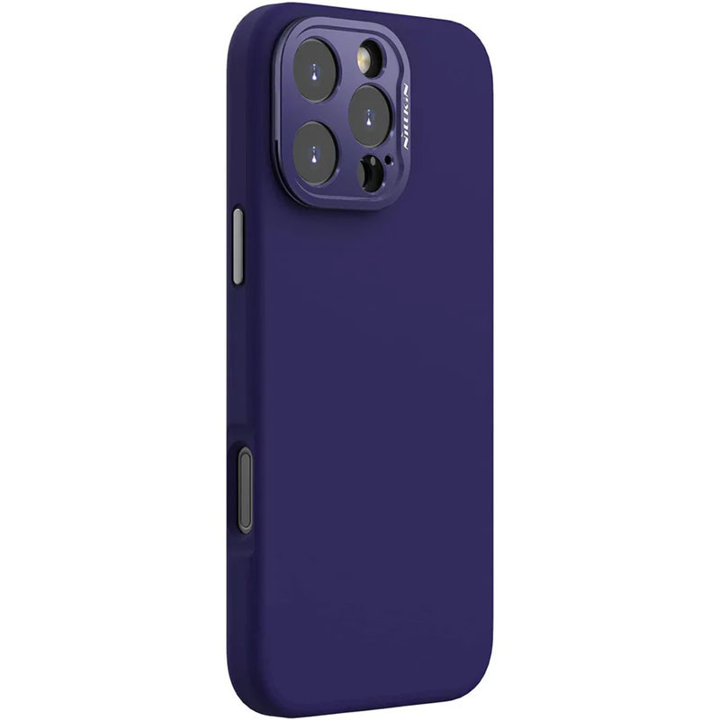 Фото Чехол Silicone Nillkin LensWing Prop Magnetic для Apple iPhone 16 Pro Max (6.9") (Фиолетовый / Deep Purple) в магазине vchehle.ua