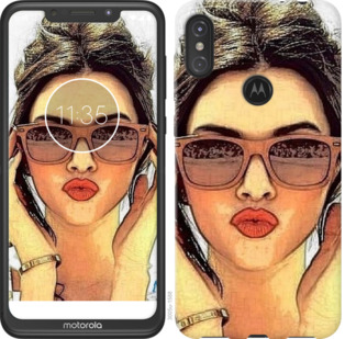 

Чехол Девушка_арт для Motorola One Vision 780042