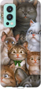 Чехол коты для OnePlus Nord 2