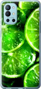 Чохол Зелені часточки лимона на OnePlus 9R