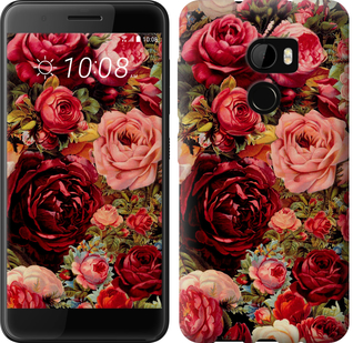 

Чехол Цветущие розы для HTC One X10 629340
