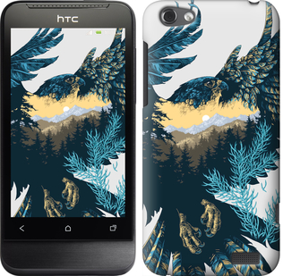 

Чехол Арт-орел на фоне природы для HTC One V t320e 239165