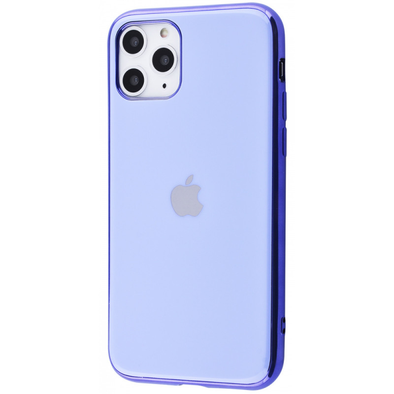 Уценка TPU чехол GLOSSY LOGO для Apple iPhone 11 Pro Max (6.5") (Царапина / Сиреневый)