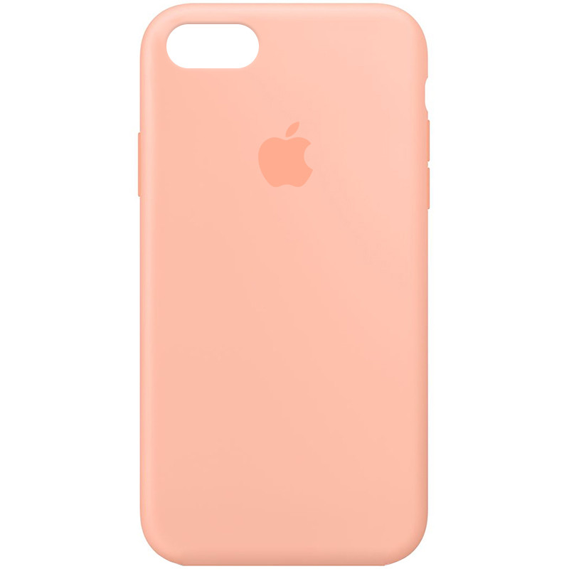 Чохол Silicone Case Full Protective (AA) на Apple iPhone 6/6s (4.7") (Помаранчевий / Grapefruit)