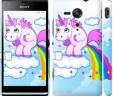 

Чехол Единорожка для Sony Xperia SP M35H 338802