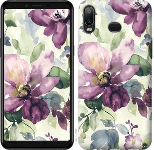

Чехол Цветы акварелью для Samsung Galaxy A6s 688681