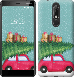 

Чехол Машина с подарками для Nokia 5.1 867846
