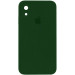 Чохол Silicone Case Square Full Camera Protective (AA) на Apple iPhone XR (6.1") (Зелений / Army green)